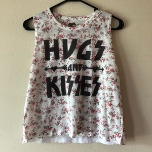 Hugs and Kisses Cropped Tank Top